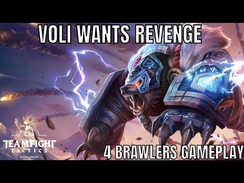 VOLIBEAR'S REVENGE!! 4 BRAWLERS and Swain - TeamFight Tactics(TFT)