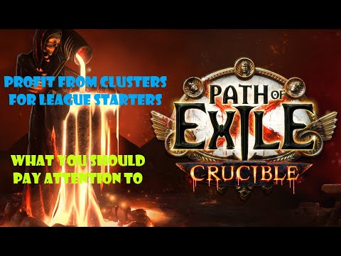 PoE 3.21 Crucible. Profit crafts. Clusters for meta starter builds