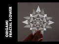 Tutorial - Origami Fractal Flower (Hongyi Wan) - YouTube