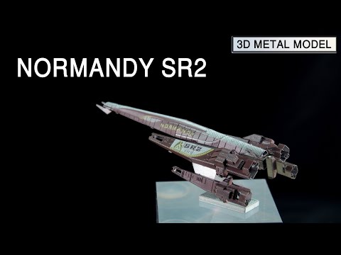 3D Metal Model | Metal Earth NORMANDY SR2 (colored)