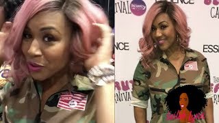 Erica Campbell Criticized By CHURCH FOLKS For Her PINK Hair Weave!