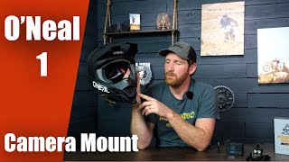 O'Neal 1 Series Helmet Chin Mount For GoPro , DJI, Insta360 Action Cameras | Mount for helmet light