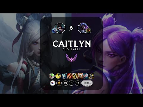 Caitlyn ADC vs Kai'Sa - KR Master Patch 13.1