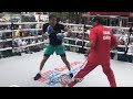 DEVIN HANEY - FULL PUBLIC MITT WORKOUT IN NEW YORK FOR ABDULLAEV