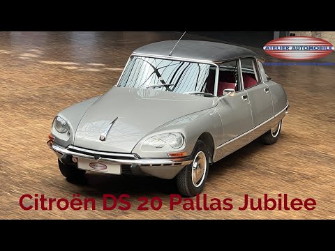Presentation of the Citroën DS 20 Pallas Jubilee with air conditioning, 1972