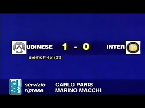 Udinese-Inter 1:0, 1997/98 - Domenica Sportiva (Oliver Bierhoff)