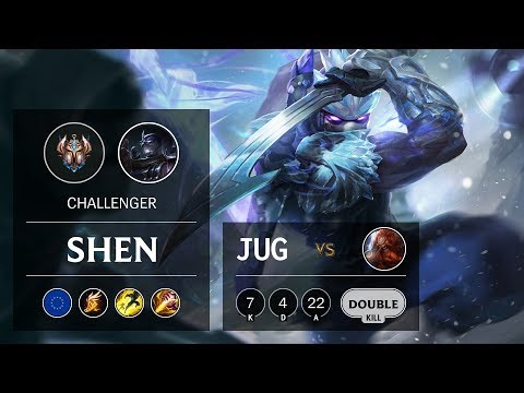 Shen Jungle vs Gragas - EUW Challenger Patch 10.2