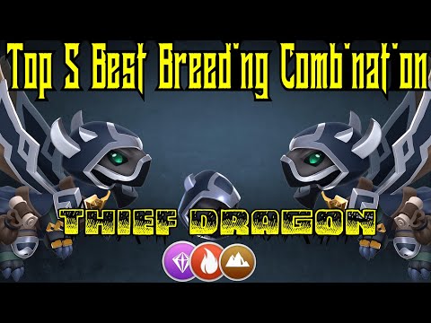 Top 5 Best Breeding Combination OF "THIEF DRAGON" | Dragon Mania Legends | How To Breed |