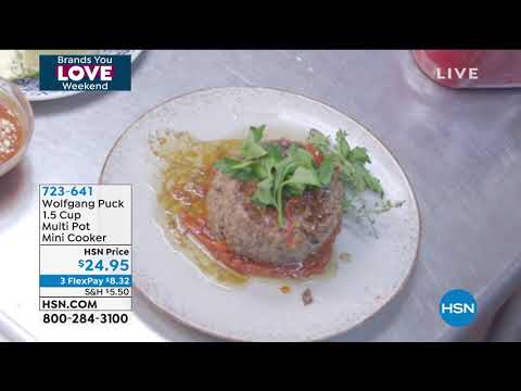 Wolfgang Puck 1.5Cup Multi Pot Mini Cooker with Recipes