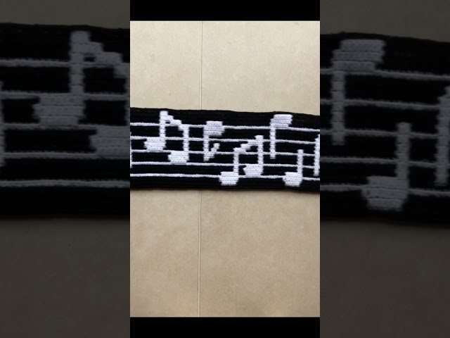 Vídeo relacionado con mugesh Bufanda con motivos de notas musicales - bonito regalo para músicos, rosa claro, 150cm x 50cm