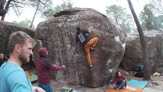 Video thumbnail de Rebota y bota, 6c. Albarracín