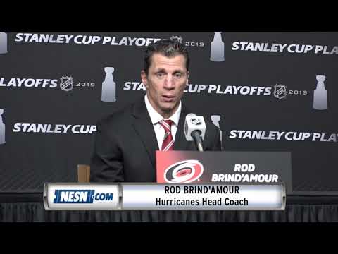 Rod Brind'Amour Bruins Vs. Hurricanes Game 1 Eastern Conference Final Press Conference Video
