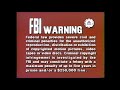 FBI Warning Screen