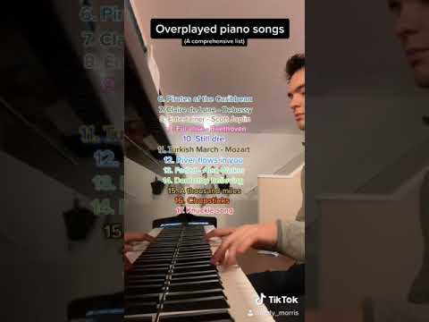 Overplayed piano songs (a comprehensive list)