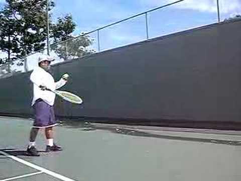 Tennis Drill:  Return of Serves on the WALL