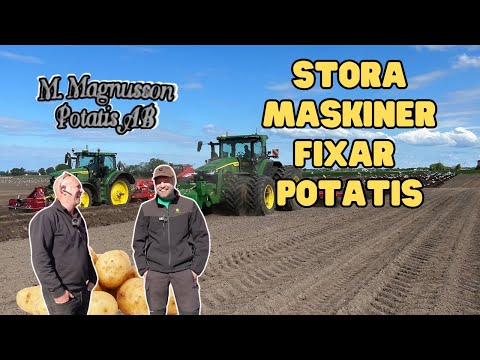 GRYMT stor MASKINPARK! Vilka maskiner behövs för att "tillverka" potatis? Är GPS något bra eller?