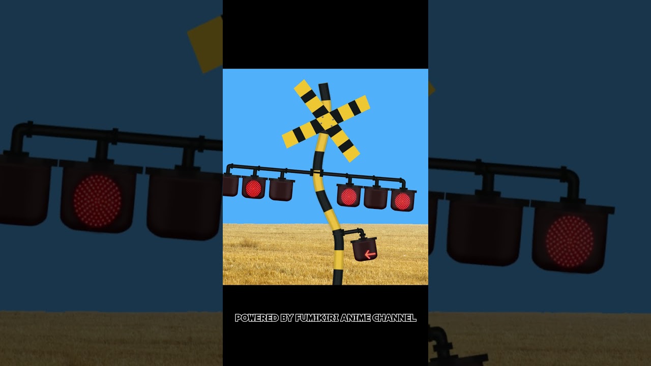 変形しすぎる日本の踏切たち　#Shorts