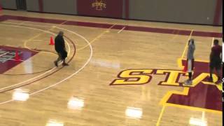 Increase Agility Using Iowa State’s Cone Shuffles! - Basketball 2015 #65