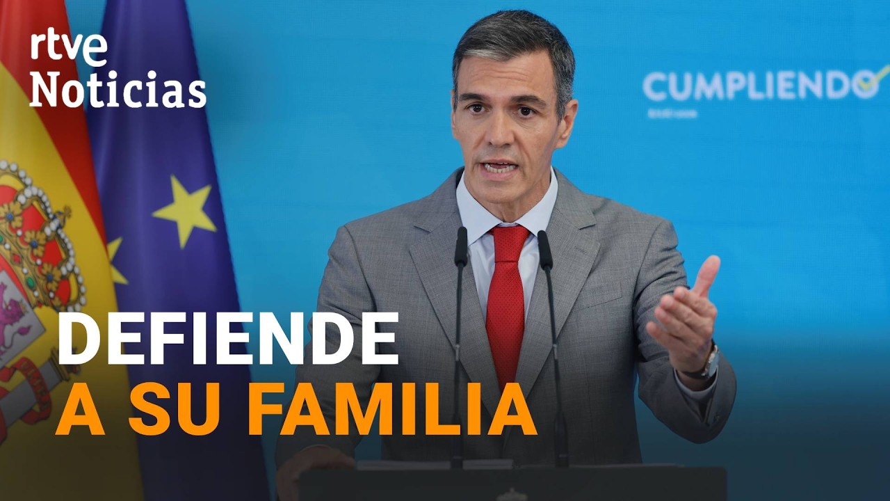 Sánchez hace balance del curso político y defiende a su familia y a Zapatero | RTVE Noticias
