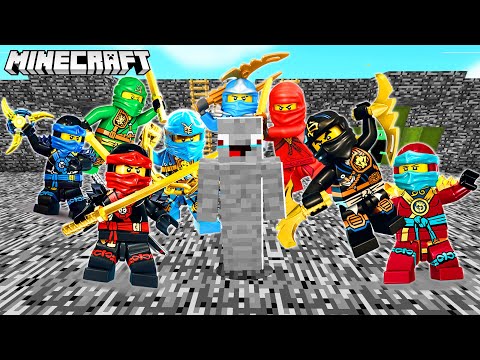 1000 LEGO NINJAGO ARMEE TROLL IN LUCKY BLOCK BEDWARS in Minecraft
