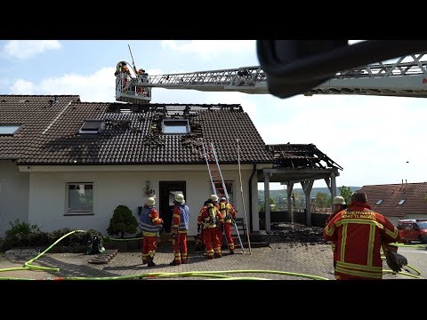 Dachstuhlbrand in Knittlingen