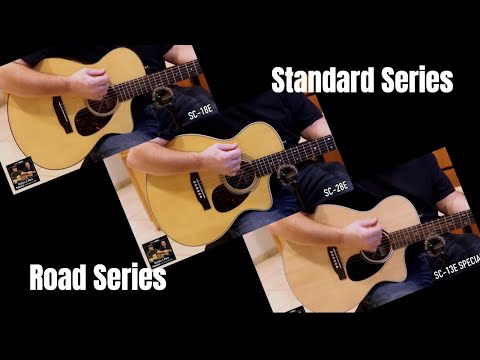 Martin Guitar SC-18E SC-28E & SC-13E Special comparison (strumming)