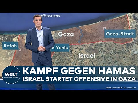 Video Thumbnail: KRIEG IN NAHOST: Israel startet Offensive in Gaza! So läuft der Kampf gegen die Hamas ab