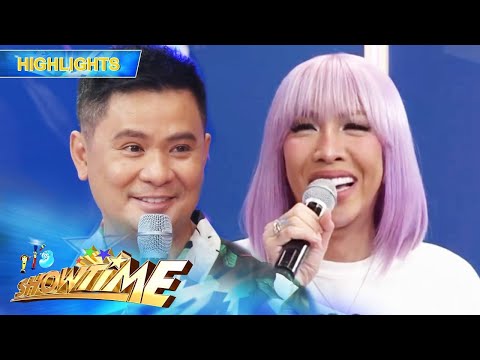 Vice makes a witty remark about Ogie Alcasid's eyebrows It's Showtime