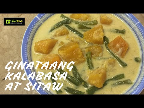 Ginataang Kalabasa at Sitaw