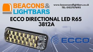 Výstražné LED světlo ECCO 3812A - oranžové s REG65