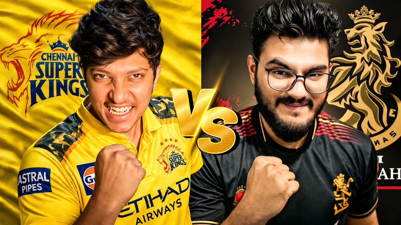 RCB vs CSK LIVE STREAM 🔴 - JK vs Sathyeah