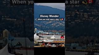 Disney Wonder Horn Plays “When You Wish Upon a Star” | Vancouver Sailaway #disneywonder #cruising