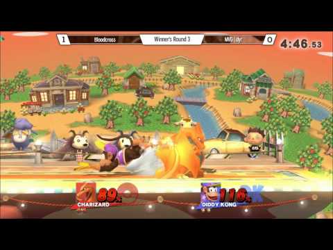 CB11 Singles - MVG|dyr (Diddy Kong) Vs. Bloodcross (Charizard) SSB4 Winners Round 3