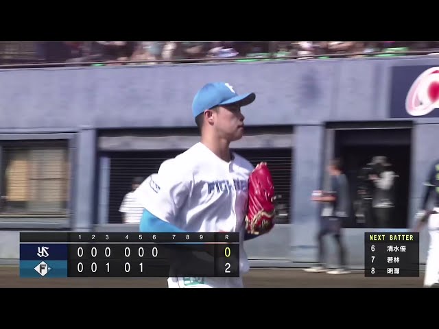 【ファーム】ノーヒットピッチング!! ファイターズ・孫易磊 6回73球無安打無失点の好投!! 2025年5月5日 北海道日本ハムファイターズ 対 東京ヤクルトスワローズ