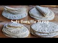 Soft tortilla wrap recipes | Easy flour tortilla without baking powder | tortilla wraps recetas