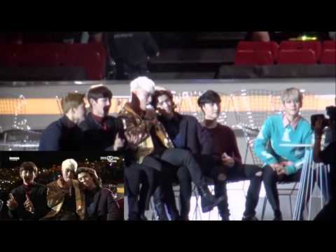 [Fancam] BTS & TTS ft Exo Reaction to Bigbang MAMA 2015