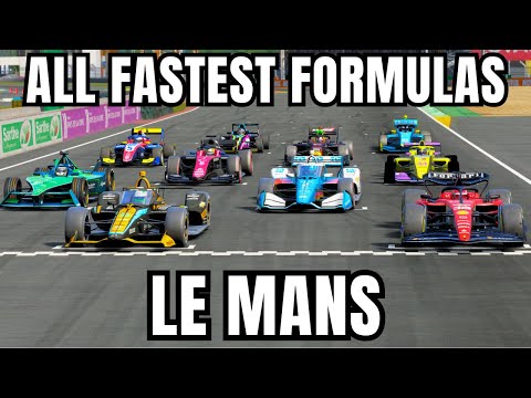 The FASTEST FORMULA CARS in The WORLD in a RACE in LE MANS