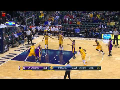 Jordan Clarkson Highlights Lakers vs. Pacers 12.15.2014 - 5 Points, 2 Assists