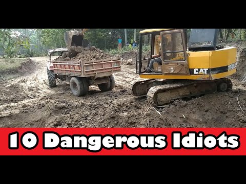 10 Extreme Dangerous Idiots BIG Machines   Excavator Operator Skill For Wrong Compilation 2020