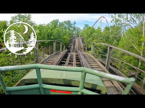 Front row point of view footage of Mystic Timbers