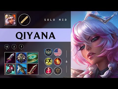 Qiyana Mid vs Kassadin - NA Challenger Patch 25.24