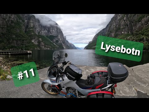 Norway 14 Days Motorcycle Tour Day 11 - Ryfylke and Lysebotn. Most scenic views of whole trip!