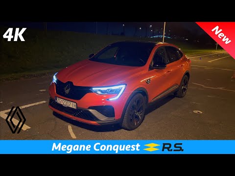 Renault Arkana RS Line 2022 - FIRST look at night in 4K | Exterior - Interior (Ambient lights)