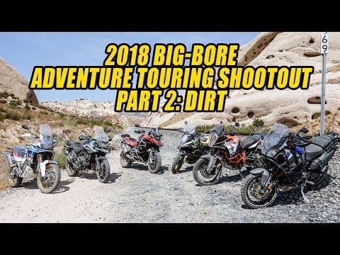 2018 Big-Bore Adventure Touring Shootout – Part 2: Dirt