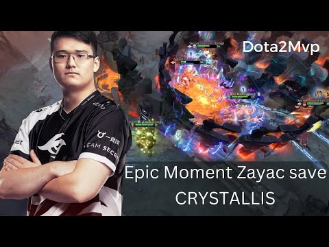 Epic Moment Best Support Zayac Earth Spirit Save CRYSTALLIS Drow Ranger #theinternational2022