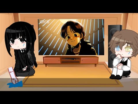 Wednesday react to' - Thing Back Story(Ghost) - Wednesday Animation