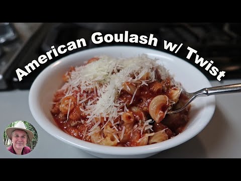 American Goulash with a Twist