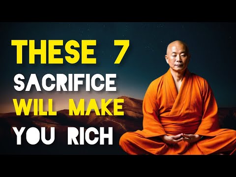 7 Sacrifices You Need To Make If You Want To Be Rich//A Zen And Buddhist Story.
