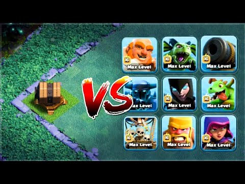 Giant Cannon vs All Troops 🔥🔥🔥 | Clash of Clans | Builder Base