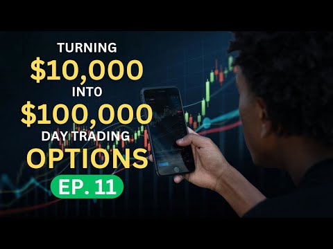 Turning $10k into $100k Day Trading options I Ep. 11 One Day at a time!